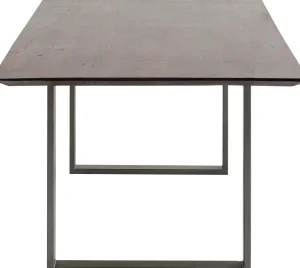 TAVOLO SYMPHONY SCURO ACCIAIO GREZZO 180X90 - KARE