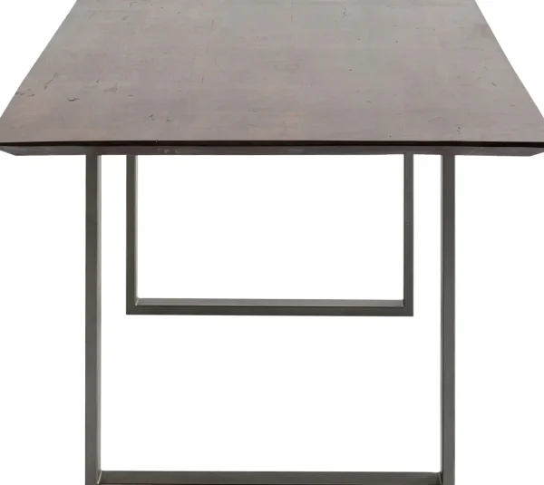 TAVOLO SYMPHONY SCURO ACCIAIO GREZZO 160X80 - KARE