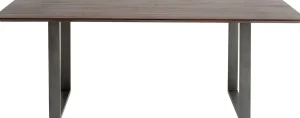 TAVOLO SYMPHONY SCURO ACCIAIO GREZZO 160X80 - KARE