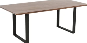TAVOLO SYMPHONY SCURO ACCIAIO GREZZO 160X80 - KARE