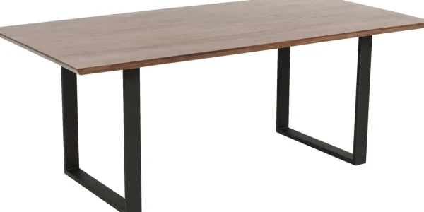 TAVOLO SYMPHONY SCURO ACCIAIO GREZZO 160X80 - KARE