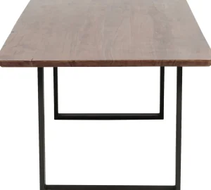 TAVOLO SYMPHONY SCURO ACCIAIO GREZZO 160X80 - KARE