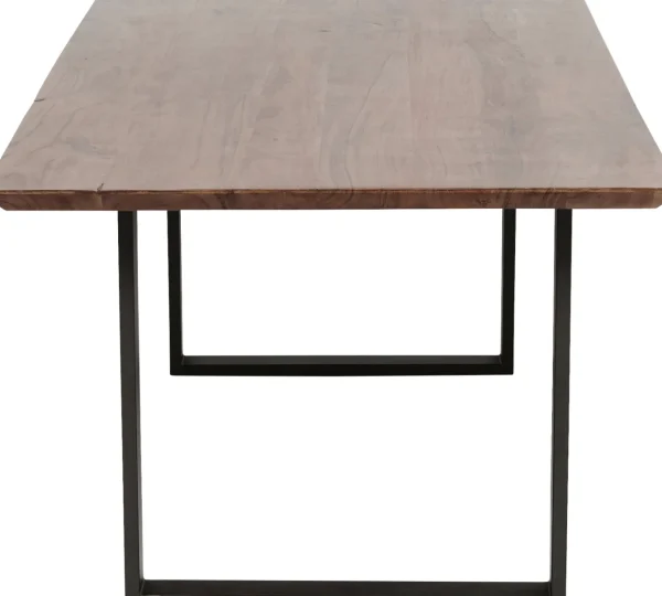 TAVOLO SYMPHONY SCURO ACCIAIO GREZZO 160X80 - KARE