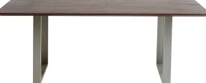 TAVOLO SYMPHONY SCURO CROMATO 160X80 - KARE