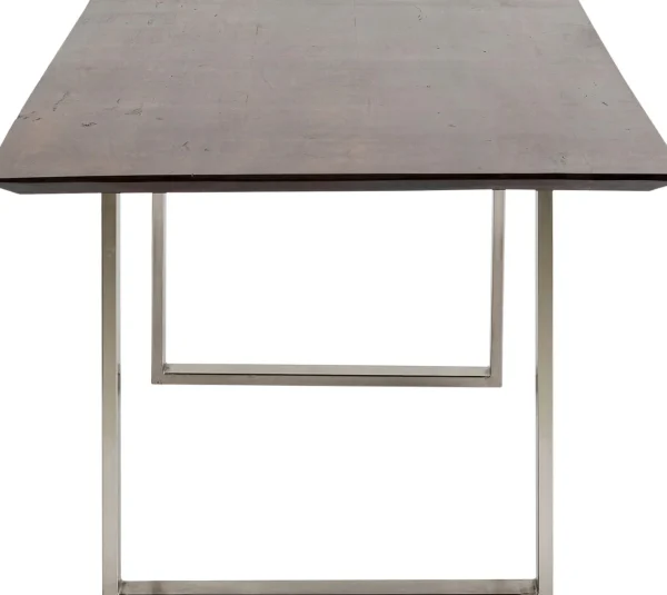 TAVOLO SYMPHONY SCURO CROMATO 160X80 - KARE