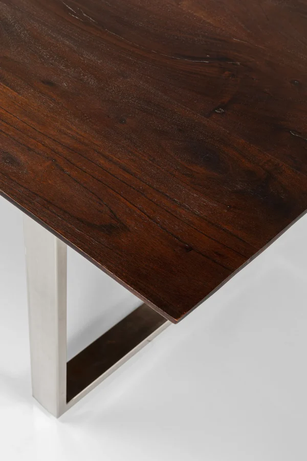 TAVOLO SYMPHONY SCURO CROMATO 160X80 - KARE