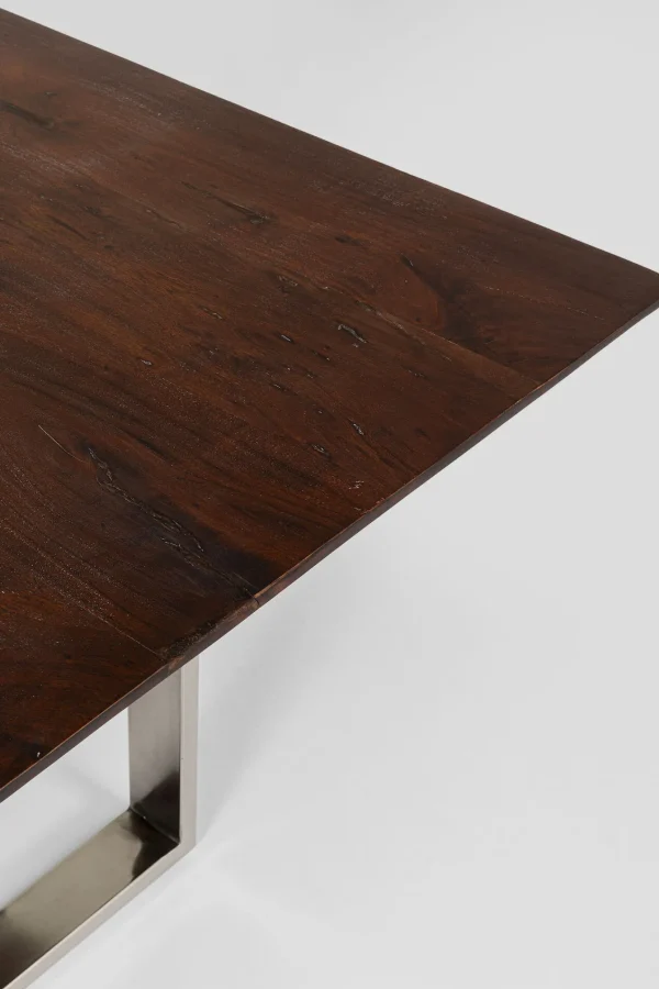 TAVOLO SYMPHONY SCURO CROMATO 160X80 - KARE