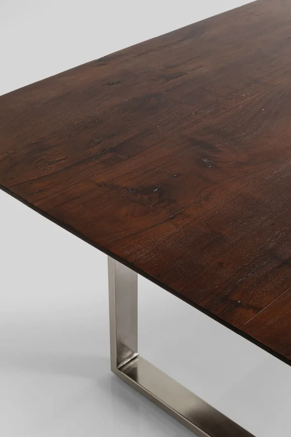 TAVOLO SYMPHONY SCURO CROMATO 160X80 - KARE
