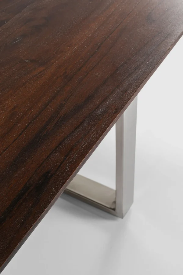 TAVOLO SYMPHONY SCURO CROMATO 160X80 - KARE
