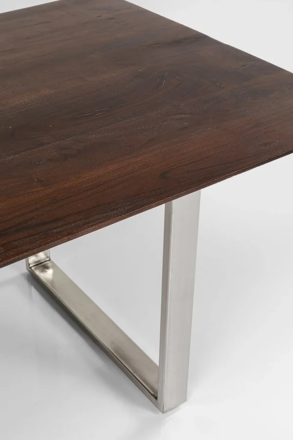 TAVOLO SYMPHONY SCURO CROMATO 160X80 - KARE