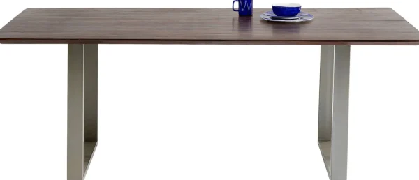 TAVOLO SYMPHONY SCURO CROMATO 160X80 - KARE