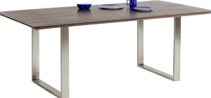 TAVOLO SYMPHONY SCURO CROMATO 160X80 - KARE