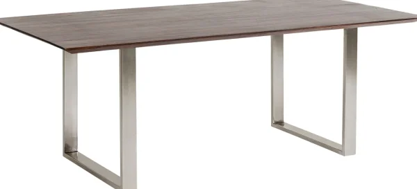 TAVOLO SYMPHONY SCURO CROMATO 160X80 - KARE