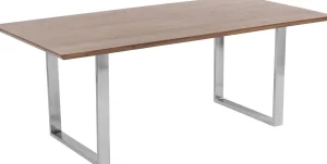 TAVOLO SYMPHONY SCURO CROMATO 160X80 - KARE