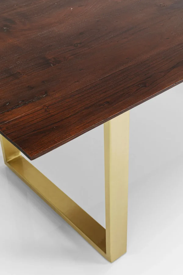 Tavolo Symphony scuro ottone 160x80 - KARE