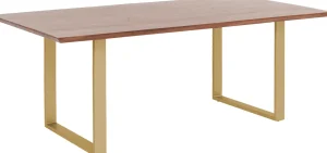 Tavolo Symphony scuro ottone 160x80 - KARE