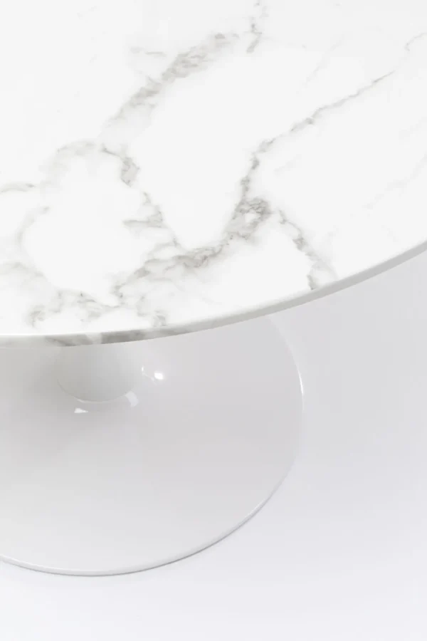 Tavolo Veneto marmo bianco Ø110cm - KARE