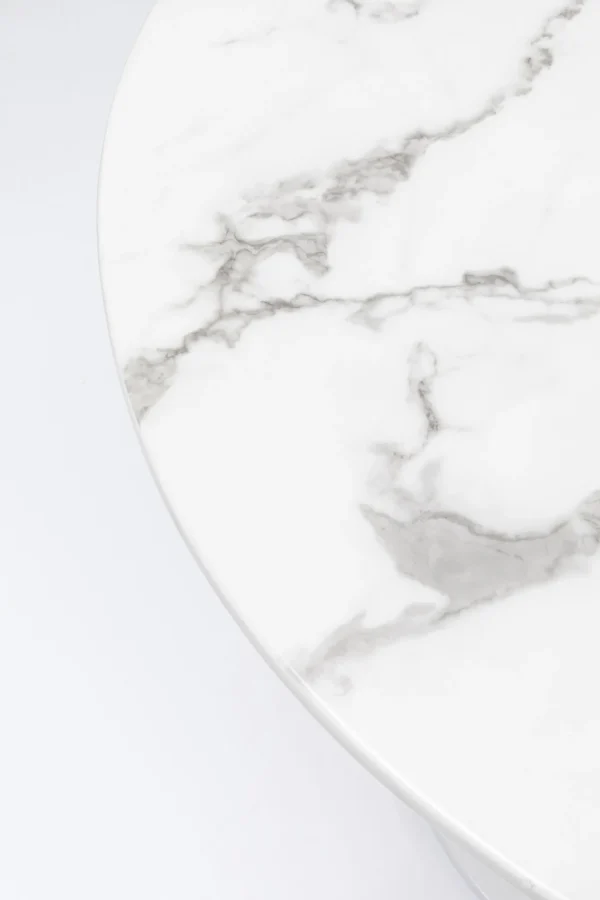 Tavolo Veneto marmo bianco Ø110cm - KARE