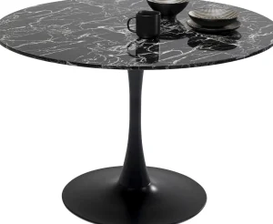 Tavolo Veneto marmo nero Ø110cm - KARE