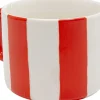 Tazza Cocina Stripes rosso - KARE