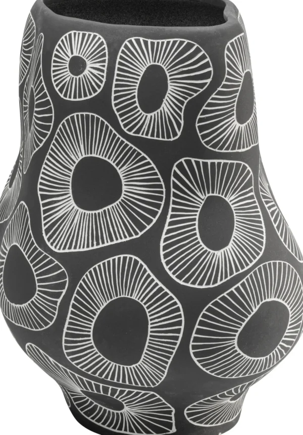 Vaso Anemone grigio 33cm - KARE