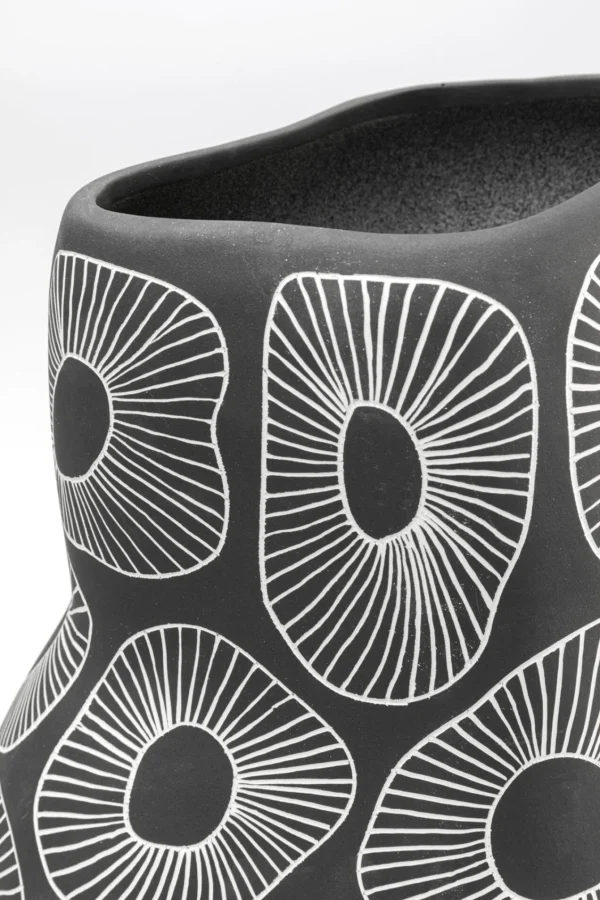 Vaso Anemone grigio 33cm - KARE