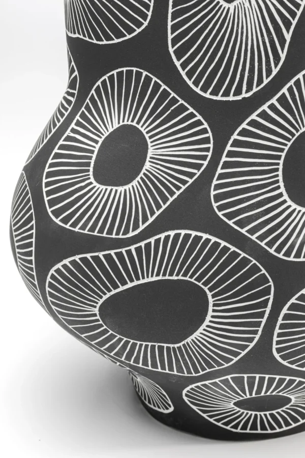 Vaso Anemone grigio 33cm - KARE