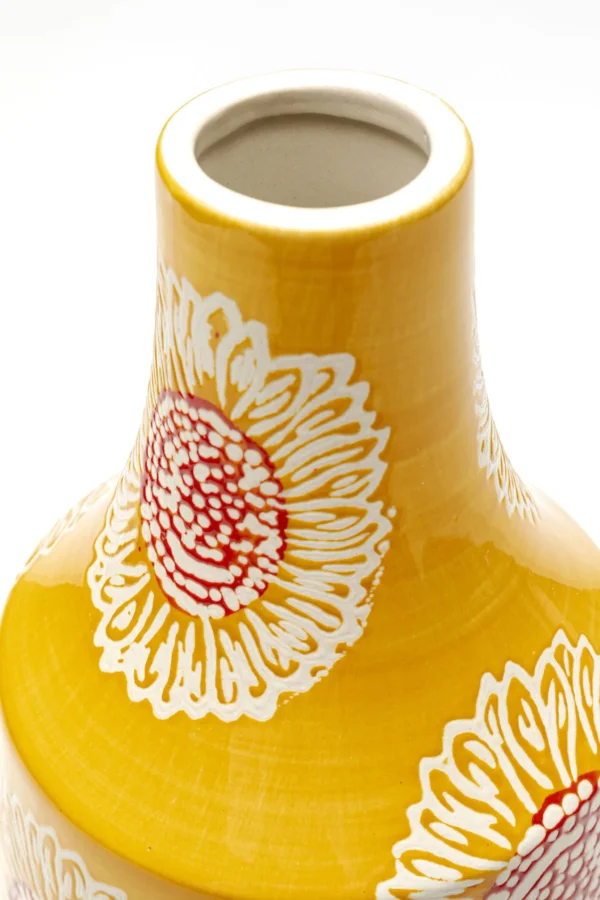 Vaso Big Bloom giallo 38cm - KARE