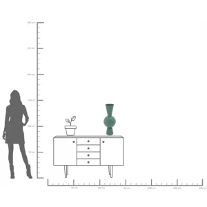 Vaso Blow verde 60cm - KARE