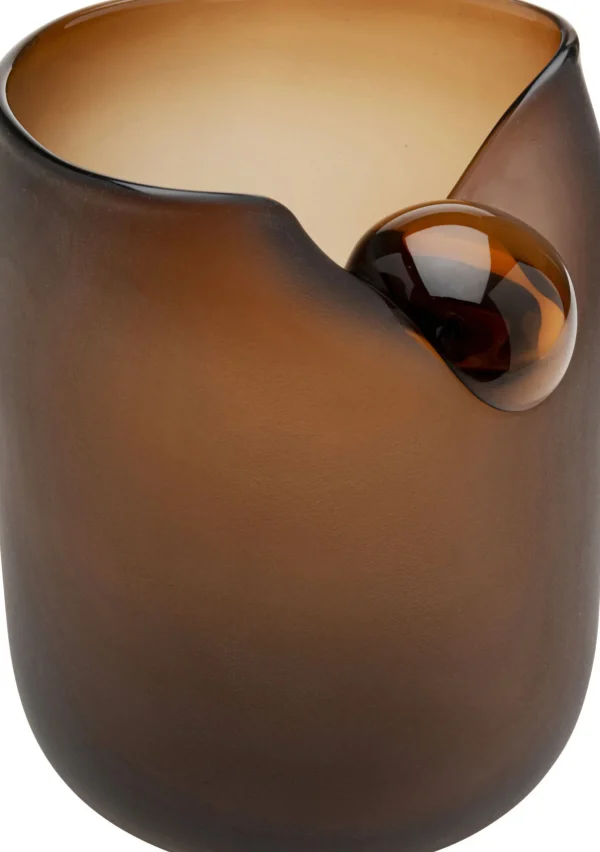 Vaso Buckle marrone 21cm - KARE