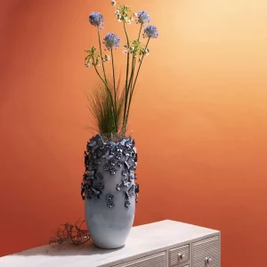 Vaso Butterflies Blu Chiaro 50cm - KARE