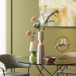 Vaso Calabria rosa 41cm - KARE