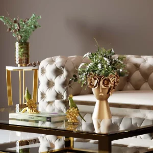 Vaso decorativo Flowercrown oro 20cm - KARE