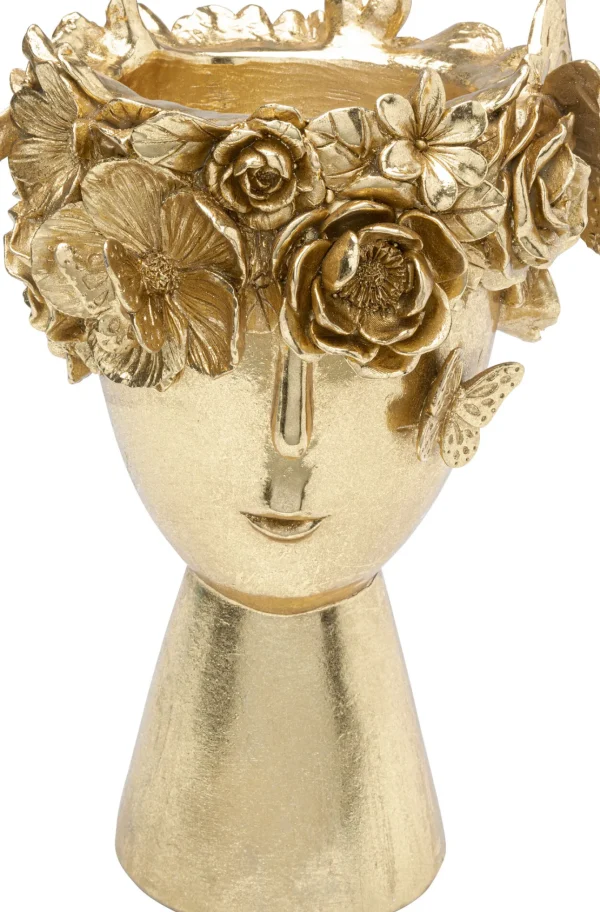 Vaso decorativo Flowercrown oro 20cm - KARE
