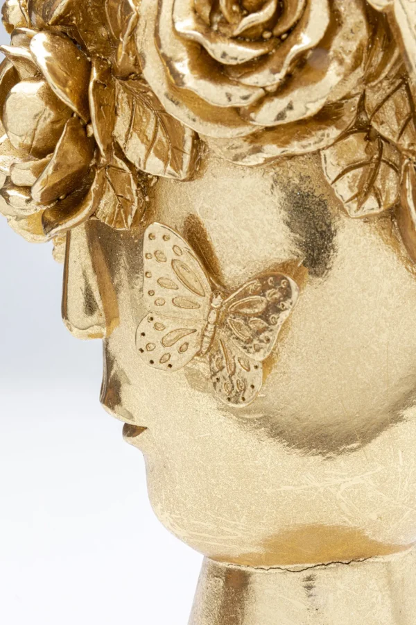 Vaso decorativo Flowercrown oro 20cm - KARE
