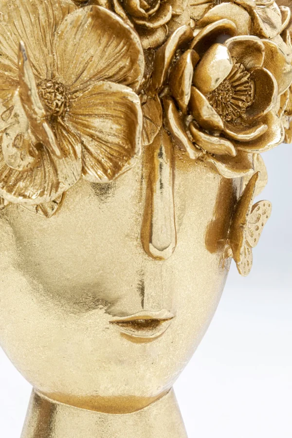 Vaso decorativo Flowercrown oro 20cm - KARE