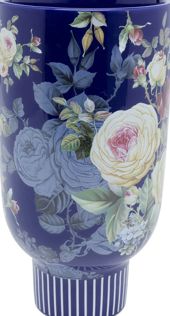 Vaso decorativo Rose Magic blu 27cm - KARE