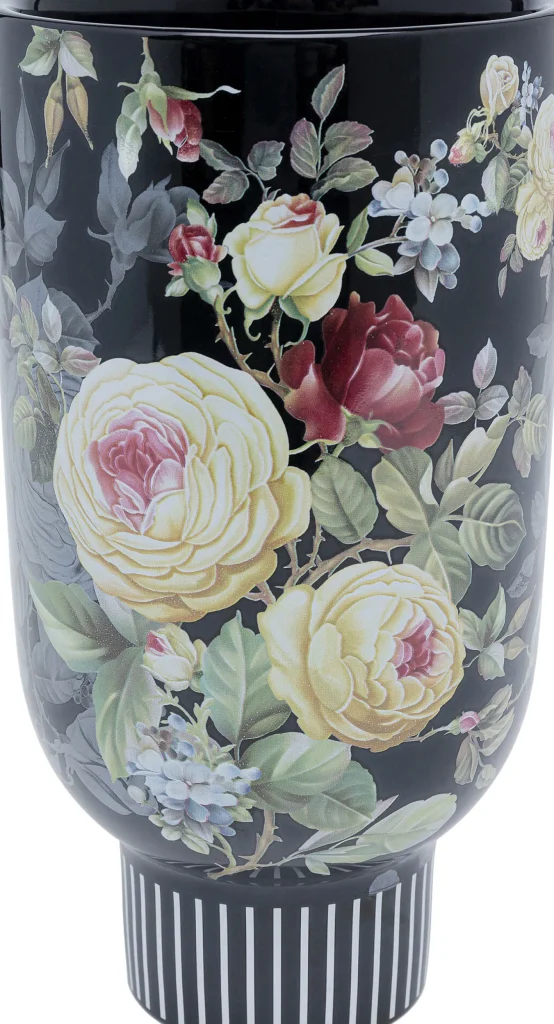 Vaso decorativo Rose Magic nero 27cm - KARE