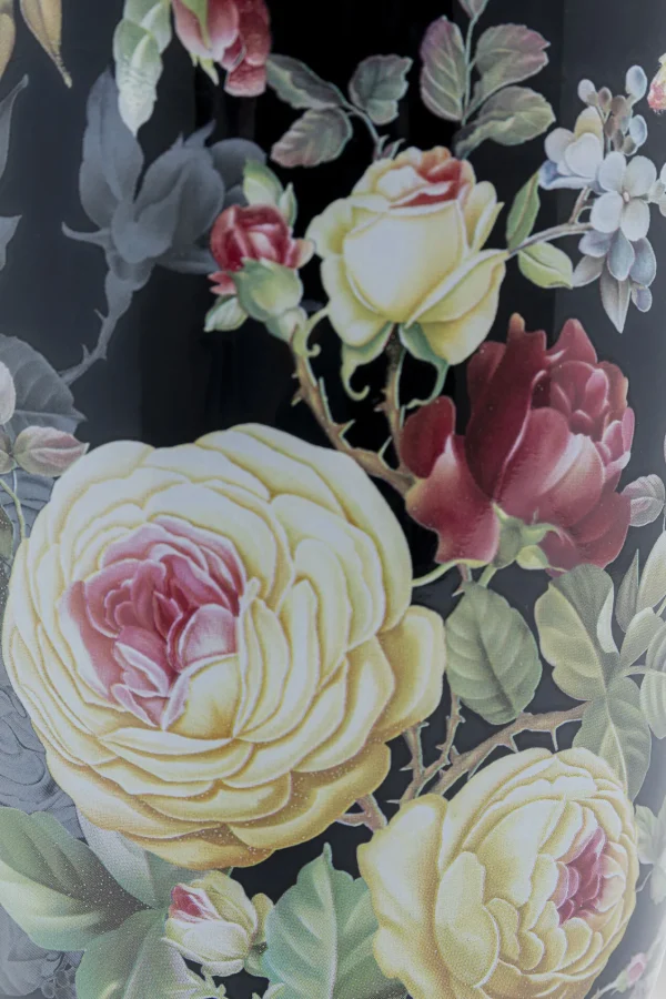 Vaso decorativo Rose Magic nero 27cm - KARE