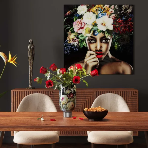 Vaso decorativo Rose Magic nero 27cm - KARE