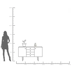 Vaso Donna bianco 22cm - KARE