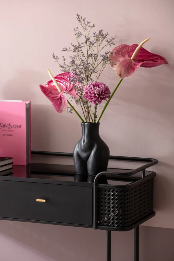 Vaso Donna nero 22cm - KARE