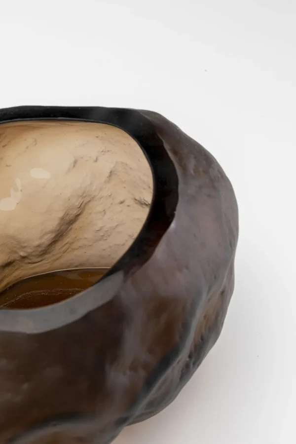 Vaso Enrique Marrone 15cm - KARE