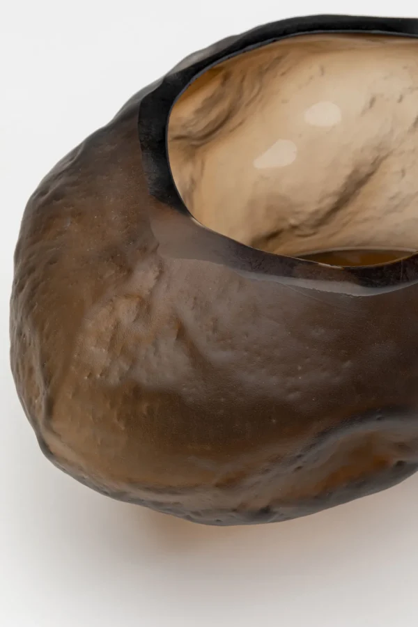 Vaso Enrique Marrone 15cm - KARE
