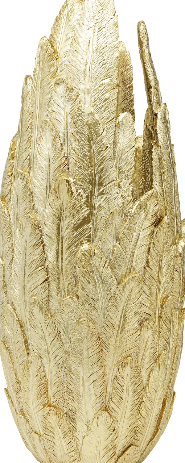 Vaso Feathers Oro 80 - KARE