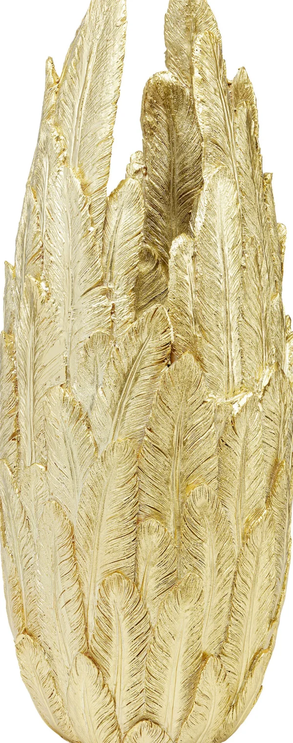 Vaso Feathers Oro 80 - KARE