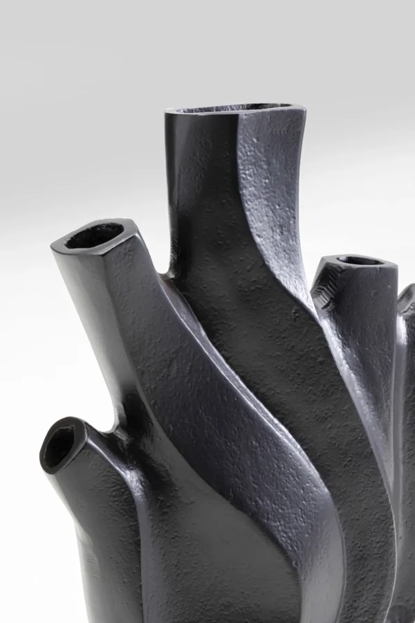 Vaso Flame nero 25cm - KARE