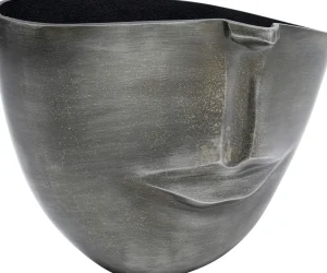 Vaso Half Face antracite 31cm - KARE