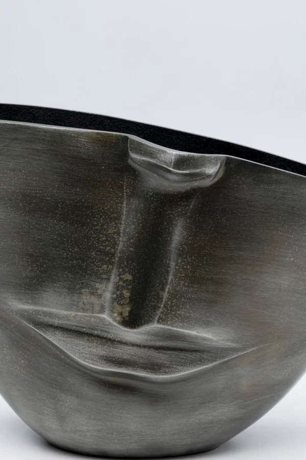 Vaso Half Face antracite 31cm - KARE