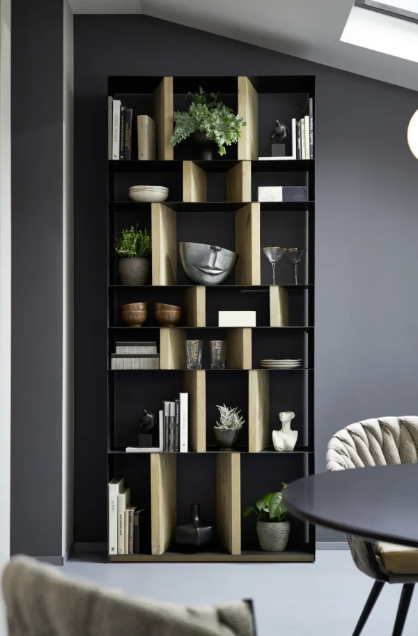 Vaso Half Face antracite 31cm - KARE